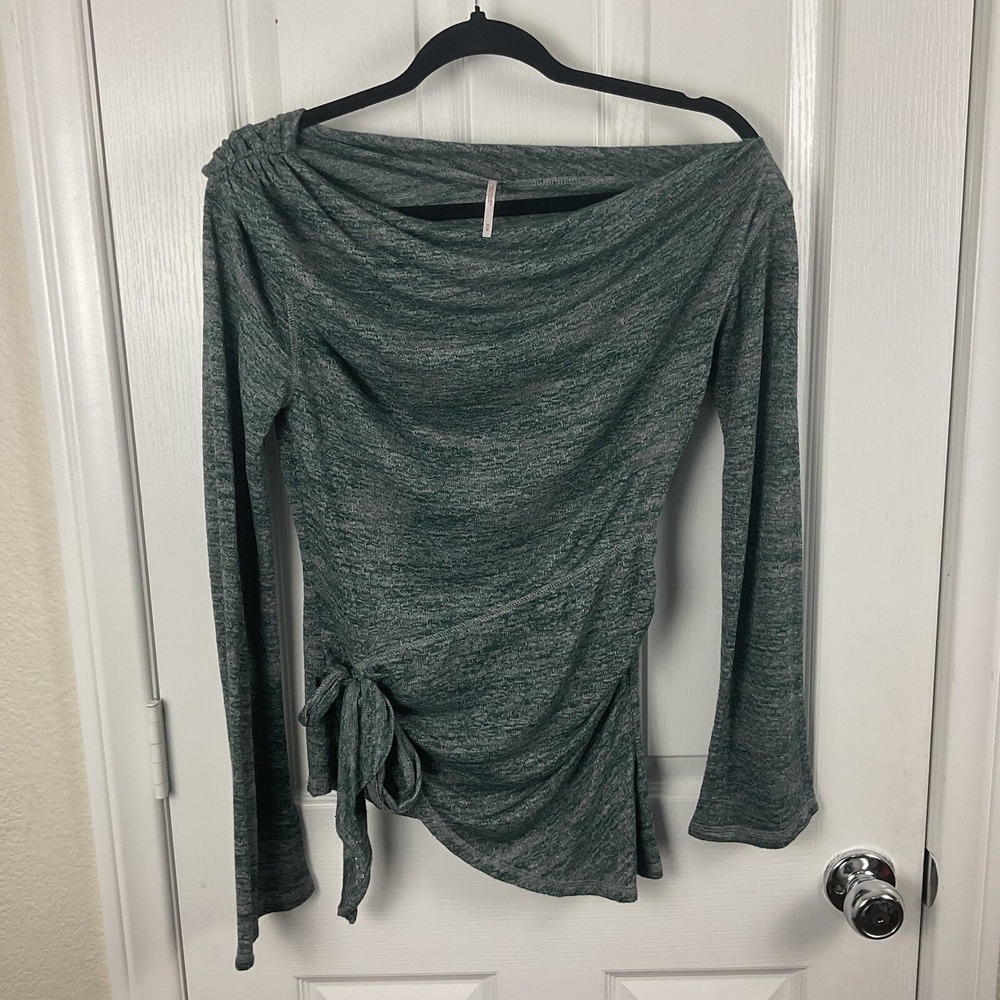 Free People Women's Incense Combo Colored Golden Hour One-Shoulder Top M